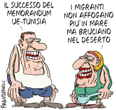 Copertina di La vignetta di Franzaroli