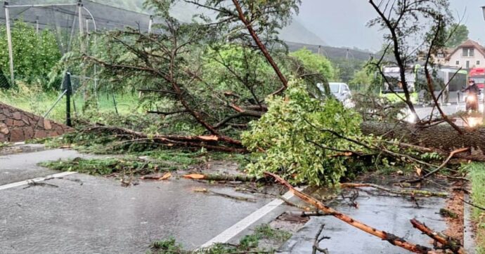 Crisi climatica, grandine e tempesta a Ravenna e Ferrara: almeno 17 feriti e danni. Black out e paesi isolati nell’Alto Cremasco