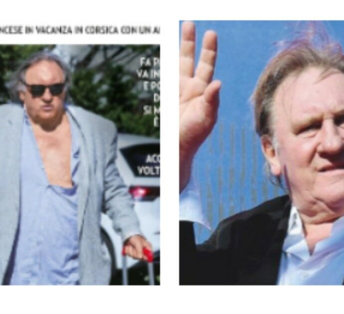 Gérard Depardieu fotografato mentre urina su una macchina in aeroporto, poi tutto nudo in barca: gli scatti sul settimanale Gente