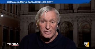 Copertina di Ponte sullo Stretto, Don Ciotti a La7 dopo gli attacchi di Salvini: “Rischi infiltrazioni? Ce lo insegna la storia. Al Sud ci sono altre priorità”