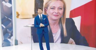 Copertina di Gennaro Carillo: “Meloni piace anche grazie ai suoi ventriloqui alla tv”