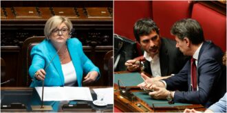 Copertina di Stop al Reddito, scontro Calderone-Conte in Aula. “Qualcuno soffia sul disagio”, “In 8 mesi non avete fatto nulla: i divanisti siete voi”