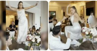 Copertina di Jennifer Lopez ballerina scatenata sul tavolo alla festa del suo compleanno. Tra gli invitati anche il proprietario del Milan