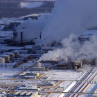 The Horizon Oil Sands Project of Canadian Natural Resources Ltd (CNRL), Alberta, Canada, December 2008.
