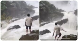 Copertina di Scivola nelle cascate per fare un video su Instragam: il corpo senza vita trovato dopo otto giorni