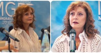 Copertina di Susan Sarandon chiede la cittadinanza italiana “ma per la legge sono troppo vecchia. Bevo anche il caffè, che altro devo fare?”