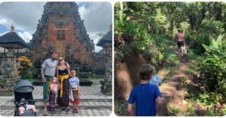 Copertina di “Stanchi di vivere solo per lavorare”: coppia vende tutto e si trasferisce a Bali con i figli