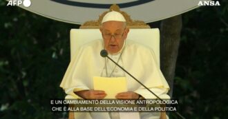 Copertina di Clima, il Papa ai giovani: “C’è l’urgenza drammatica di prenderci cura della nostra casa comune, non accontentarsi di misure palliative”