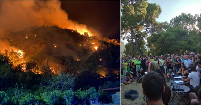Basta incendi, a Palermo il movimento di protesta dei cittadini: “I roghi si possono evitare, ci sentiamo abbandonati a noi stessi”