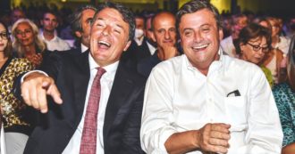 Renzi e Calenda: la comica di Ollio&Ollio tra insulti, baci e addii