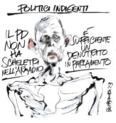 Copertina di La vignetta di Beppe Mora