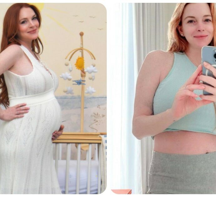 La lezione di Lindsay Lohan che si mostra al naturale dopo il parto: “Sono orgogliosa del mio corpo”