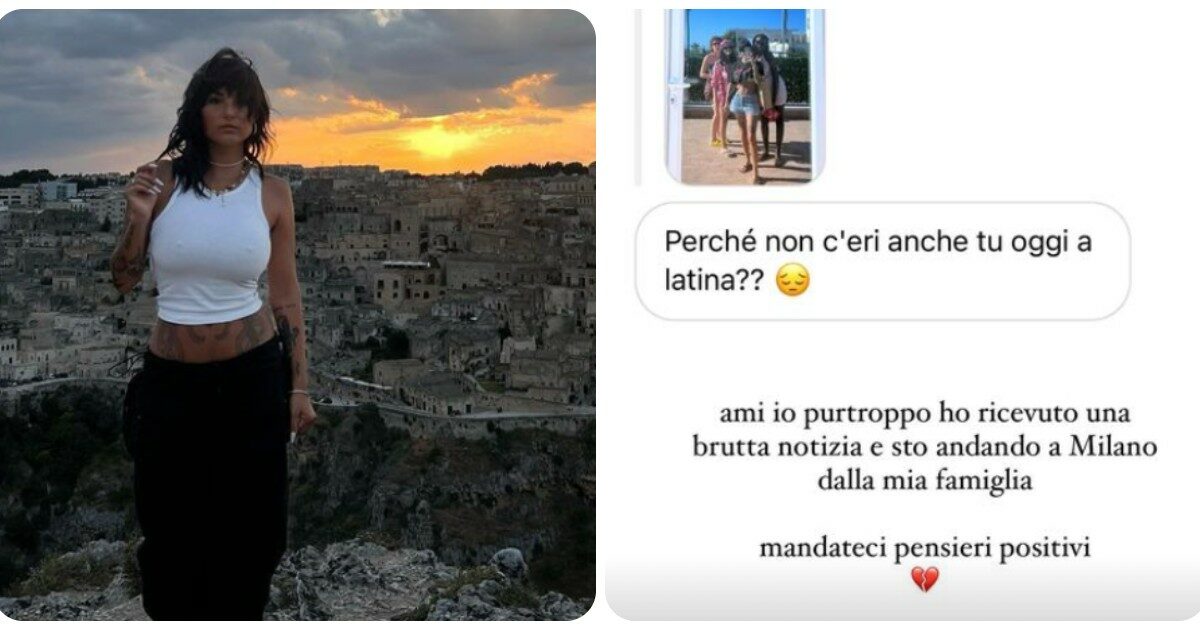 Giorgia Soleri, stop alle vacanze: “Torno dalla mia famiglia, ho ricevuto una brutta notizia”