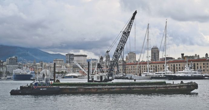 Per la Liguria  700mila metri cubi di  fanghi   tossici in mare sono normali lavori al porto