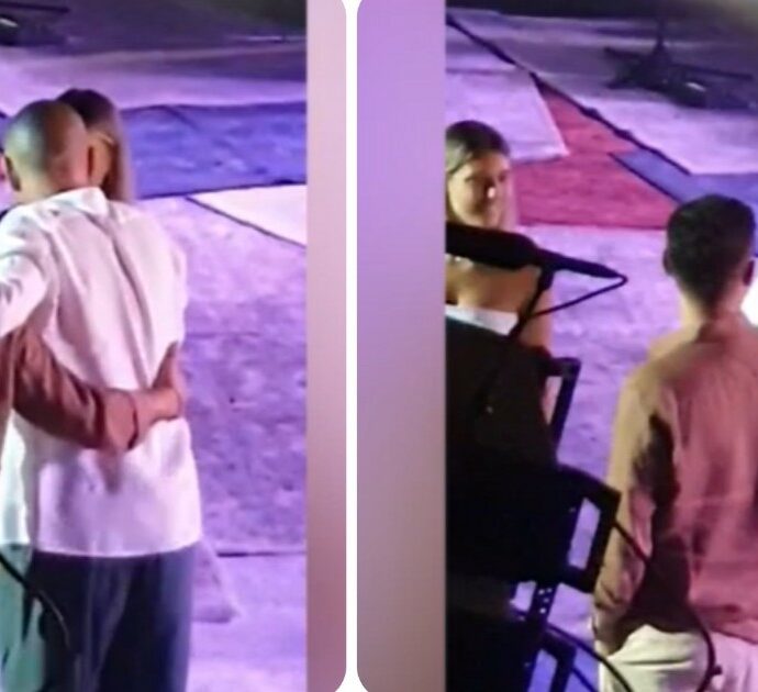 Antonacci, proposta di matrimonio durante il concerto. Il cantante: “Il primo figlio se è maschio chiamatelo Biagio”
