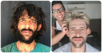 Copertina di Trasforma i senzatetto in ‘modelli’: il buon samaritano del nuovo millennio fa il parrucchiere
