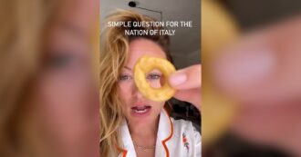Copertina di Olivia Wilde pazza per i taralli pugliesi: “Cosa ca**o c’è dentro?” – Video