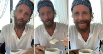 Copertina di Jovanotti mette il burro nel caffè e lo beve così: “I gusti sono gusti”. Il video su TikTok scatena l’indignazione