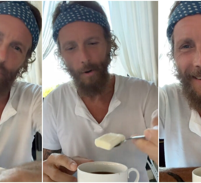 Jovanotti mette il burro nel caffè e lo beve così: “I gusti sono gusti”. Il video su TikTok scatena l’indignazione