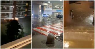Copertina di Violento nubifragio nella notte a Torino, chiuso temporaneamente l’aeroporto di Caselle per vento forte e allagamenti – Video