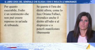Copertina di Appendino: “Libro del generale Vannacci? Inqualificabile, messaggio omofobo e razzista. Bene presa di distanza, ma ora il governo agisca”. Su La7