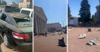 Copertina di Ucraina, la diretta – Bombe russe su una riunione militare a Chernihiv: sette morti, anche un bambino. Danneggiati teatro e università