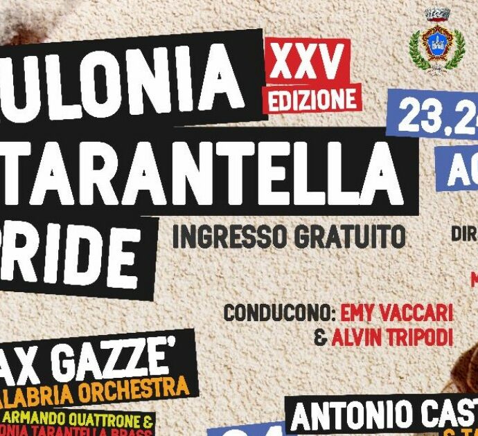 Kaulonia Tarantella Festival: da Max Gazzè a Eugenio Bennato, tutti gli ospiti dell’evento di musica popolare della Calabria
