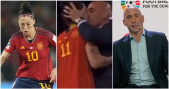 Copertina di Il presidente della Federcalcio spagnola bacia senza consenso una giocatrice dopo la vittoria del Mondiale femminile
