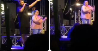 Copertina di Paolo Noise cade sul palco durante il tour: l’asse cede e lo speaker viene “risucchiato” – VIDEO