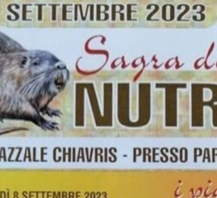 Sagra della nutria a Udine, la locandina diventa virale ma non è come sembra