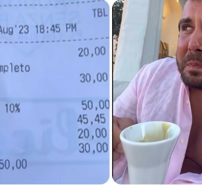 50 euro per un caffè e un’orzata a Porto Cervo, lo sfogo dell’influencer: “Quando ho visto lo scontrino mi è venuto un coccolone”