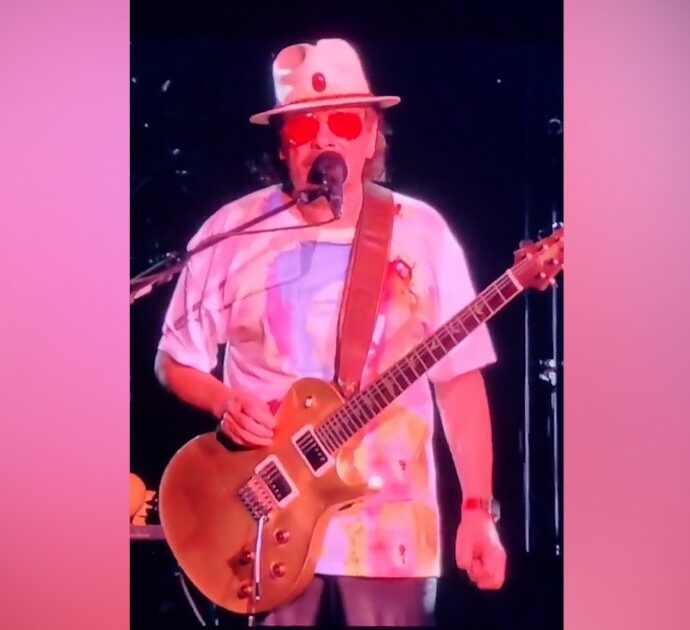 “Una donna è una donna e un uomo è un uomo”, frase choc di Carlos Santana durante un concerto. E Salvini sui social gongola