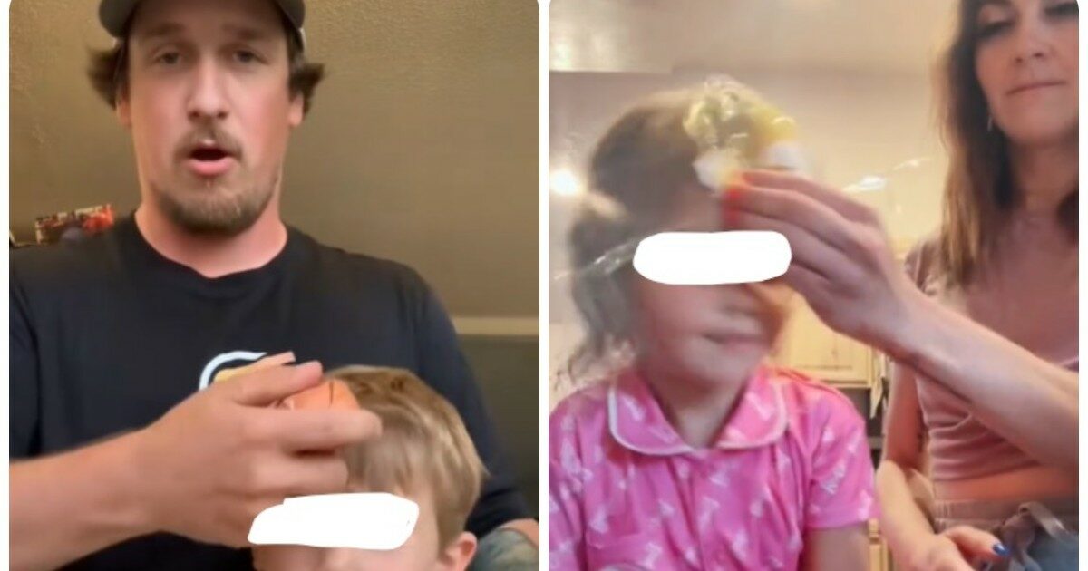 Egg crack challenge, su TikTok i genitori rompono uova in faccia ai figli. Gli esperti: “È pericoloso, gli diamo la salmonella in fronte”