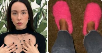 Copertina di “Potete denunciarmi alla polizia della moda”: Aurora Ramazzotti sfoggia le nuove scarpe col favore delle tenebre. Ecco quanto costano