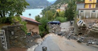 Copertina di Fango e massi sulle strade, il maltempo provoca danni anche sul Lago di Como: le immagini da Blevio (video)