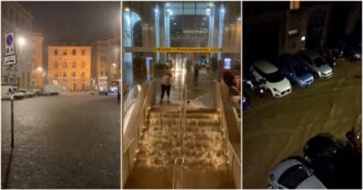 Copertina di Quasi 100 millimetri di pioggia in meno di un’ora: Genova va sott’acqua. Le immagini dalla città allagata (video)