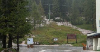 Copertina di Frana a Cortina d’Ampezzo, la colata di detriti su Passo Tre Croci: evacuate 70 persone