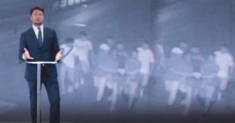 Giambruno non si scusa e così inguaia Meloni in partenza per Caivano