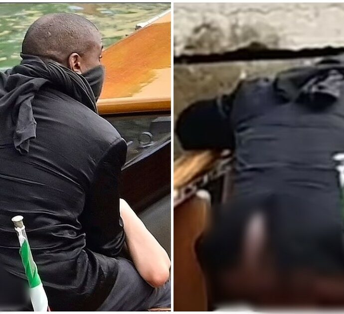 Kanye West avvistato con i pantaloni abbassati in barca a Venezia: cosa stava facendo con la “moglie” Bianca Censori? – IL VIDEO