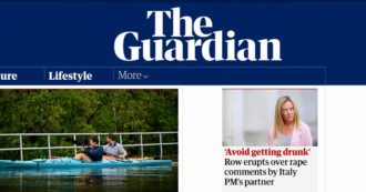 Copertina di Giambruno “osservato”:  finisce pure su Guardian