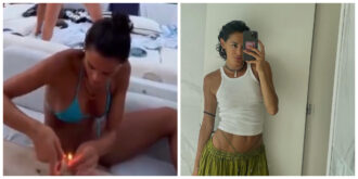Copertina di Il Mercante in fiera, la gatta nera Candelaria Solorzano “estromessa dal cast per il video dello spinello”. Magi: “Bigottismo di Stato”, indignazione social
