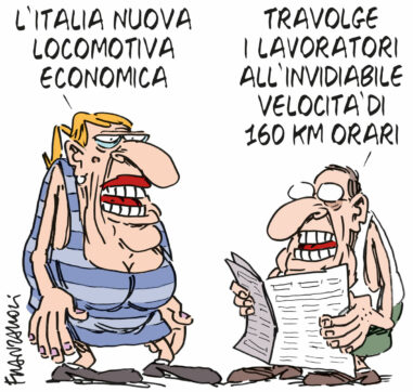 Copertina di La vignetta di Franzaroli