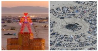 Copertina di Strade riaperte al Burning Man: in 70mila lasciano il deserto di fango del Nevada