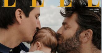 Copertina di Nell’Ungheria di Orban la cover con due padri gay e la loro figlia: un inno alle famiglie arcobaleno