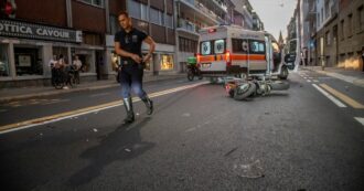 Copertina di Ragazza investita da una moto in centro a Milano: dopo due rianimazioni ora è in coma