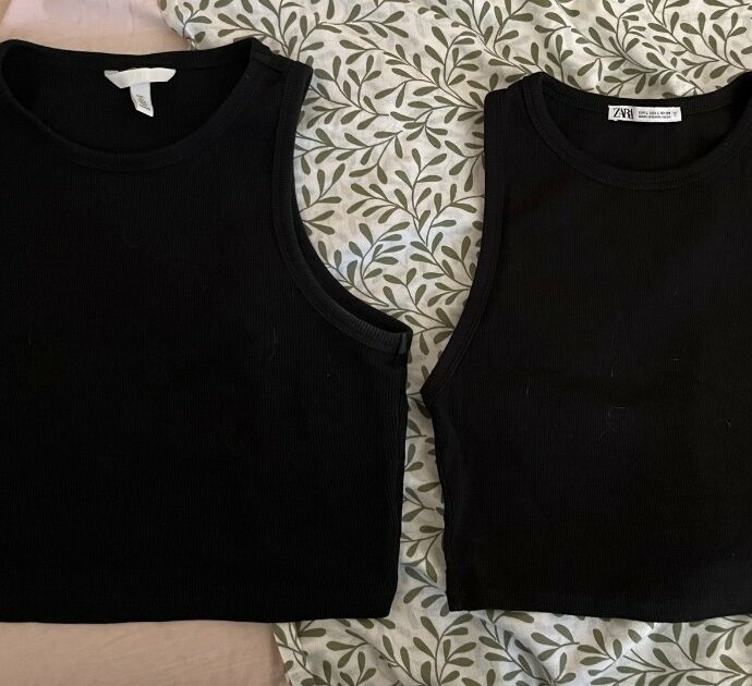 “Uno è di Zara e l’altro di H&M, sono della stessa taglia ma la differenza è abissale”. Il tweet è virale e riapre il dibattito sulle misure delle taglie