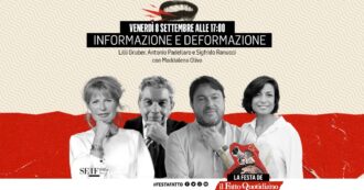 Copertina di “Informazione e deformazione”, rivedi la diretta con Lilli Gruber, Antonio Padellaro Sigfrido Ranucci e Maddalena Oliva