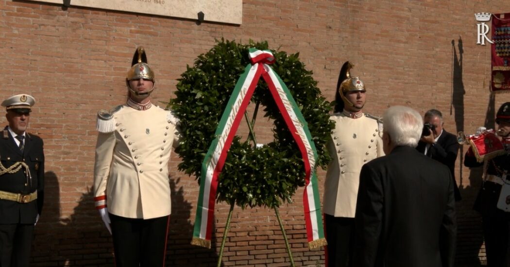 8 settembre, Mattarella depone due corone d’alloro per celebrare l’80° anniversario della Difesa di Roma – Video
