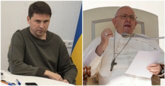 Copertina di Kiev se la prende di nuovo con il Papa. Per il capo consigliere di Zelensky Francesco è “filorusso”. “Non è credibile per mediare”