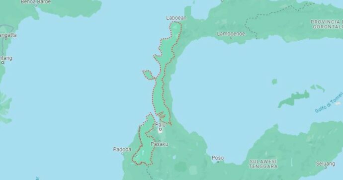 Terremoto di magnitudo 6.0 sull’isola indonesiana di Sulawesi: profondità di 9,9 chilometri